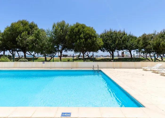 公寓 Superb Front Pool&sea View Carteia Flat