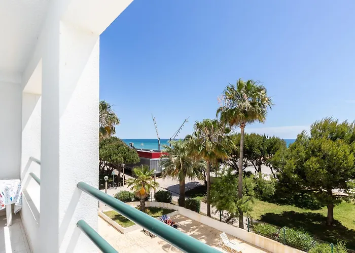 Superb Front Pool&sea View Carteia Flat 公寓 *