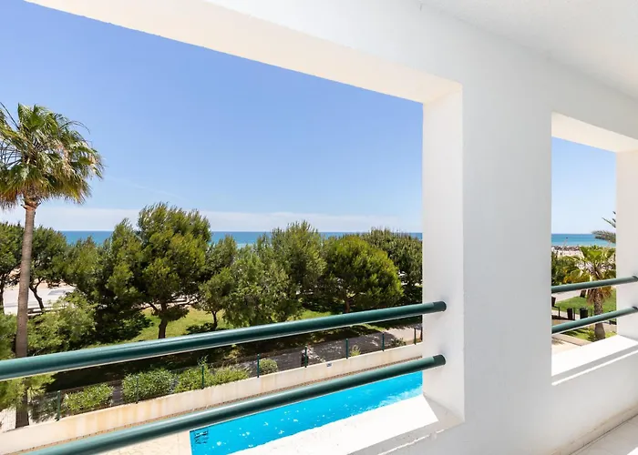 公寓 Superb Front Pool&sea View Carteia Flat 奎特里拉