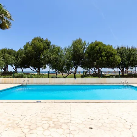 아파트 Superb Front Pool&sea View Carteia Flat 쿼테이라