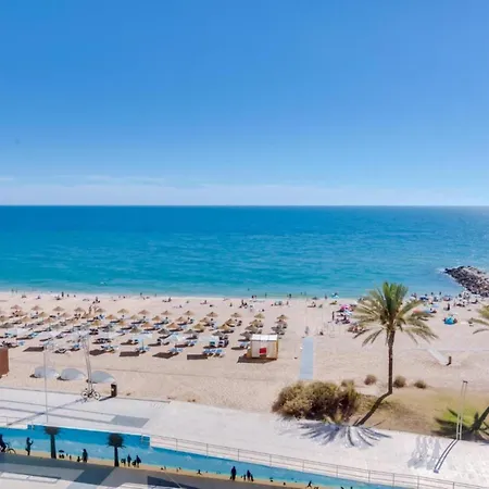 Superb Front Pool&sea View Carteia Flat * Quarteira