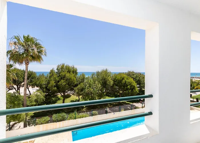 Superb Front Pool&sea View Carteia Flat * Quarteira