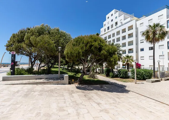 Superb Front Pool&sea View Carteia Flat Apartment Quarteira