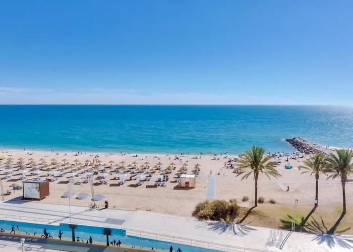 Superb Front Pool&sea View Carteia Flat * Quarteira