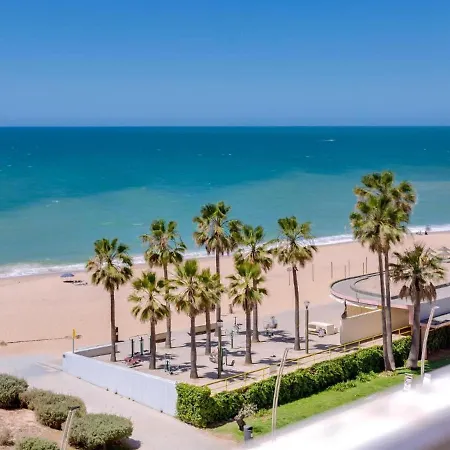 Superb Front Pool&sea View Carteia Flat *